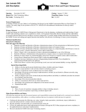 Fillable Online www.sanantonio.govCompensationJobDescriptionsJob ...