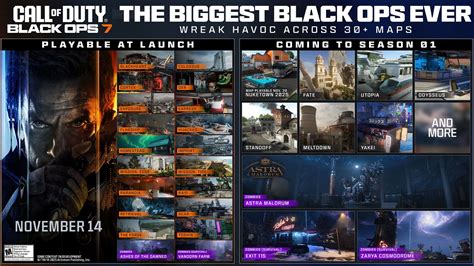 Black Ops 7 Season 1—Release Period, All New Maps, Zombies Content ...