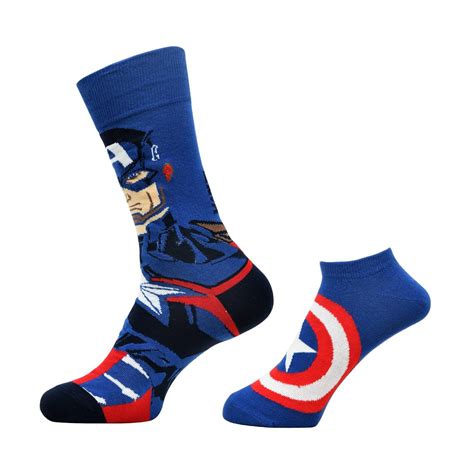 Buy BALENZIA x Marvel Character Crew & Lowcut/Ankle Length Sock for Men ...