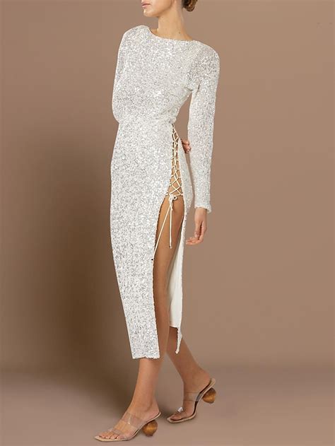 Sheath / Column Evening Gown Sparkle & Shine Dress Formal Fall Tea ...