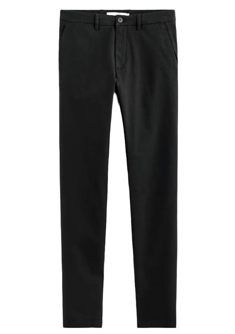 Men's Black Chinos Trousers Celio CTOCHARLES-NOIR | Centraleshop.gr