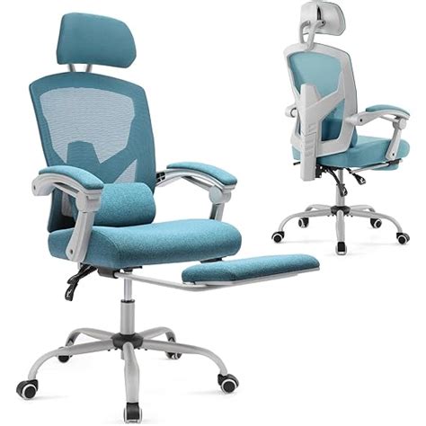 Ergonomic Office Chair, Reclining Office Chair Desk Chair with Foot ...