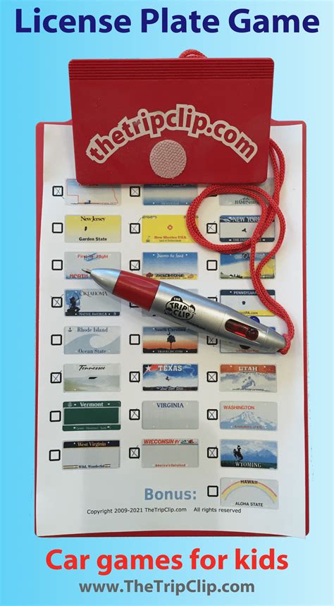 License Plate Game (PDF)