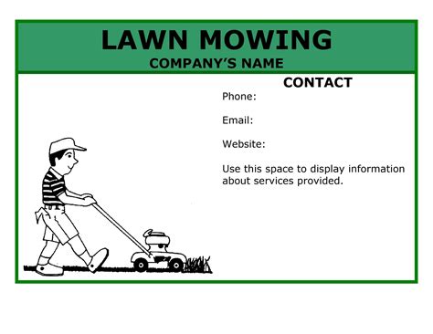 30 Free Lawn Care Flyer Templates [Lawn Mower Flyers] ᐅ TemplateLab