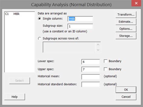 Image result for Minitab Process Capability Chart