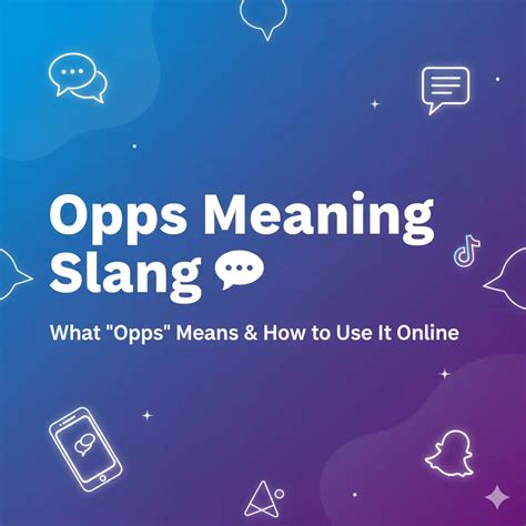 Opps Meaning Slang Explained for Texting Social Media