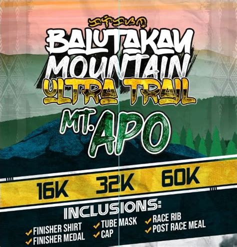 Balutakay Mountain Trail Ultra 60, Mt. Balutakay Bansalan, Digos, 7 ...