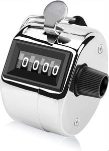 90 Degree Stainless Steel Hand Manual Analog Tally Counter Machine ...
