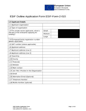 esif download pdf Doc Template | pdfFiller