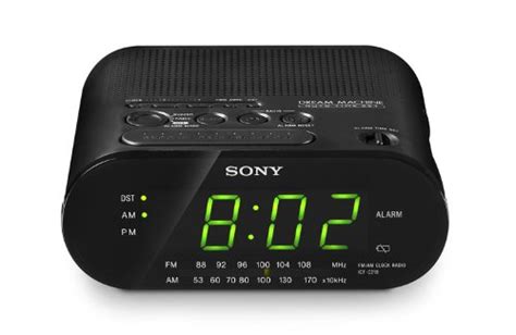 Buy Sony ICF-C218 FM/AM Dual Alarm Clock Black Online at Low Prices in ...