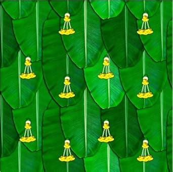 Zeonely mart Banana Leaf Curtain Backdrop Decoration Small Yellow ...