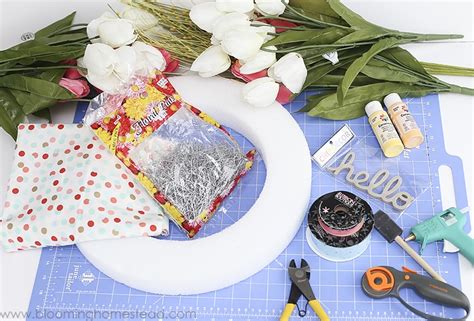 Spring Wreath DIY 的图像结果