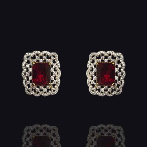 Looking for Ruby Gem Zirconia Earrings? Get YOURS customised with us ...
