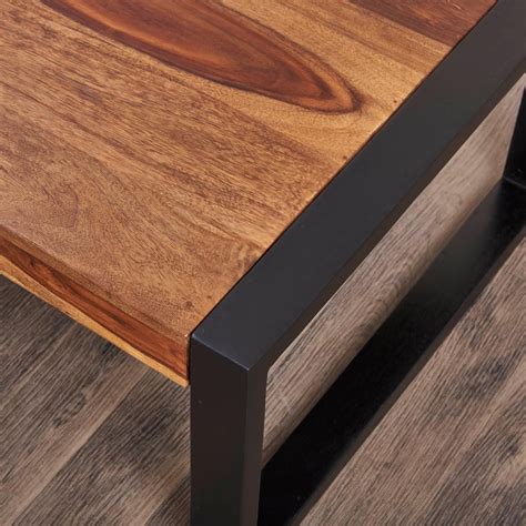 Buy Helios Besta Sheesham Wood Coffee Table - Brown from Helios by Home ...