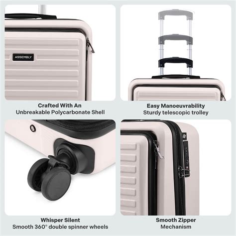 Buy Assembly Small Overnighter Trolley Bag With Laptop Compartment 14 ...