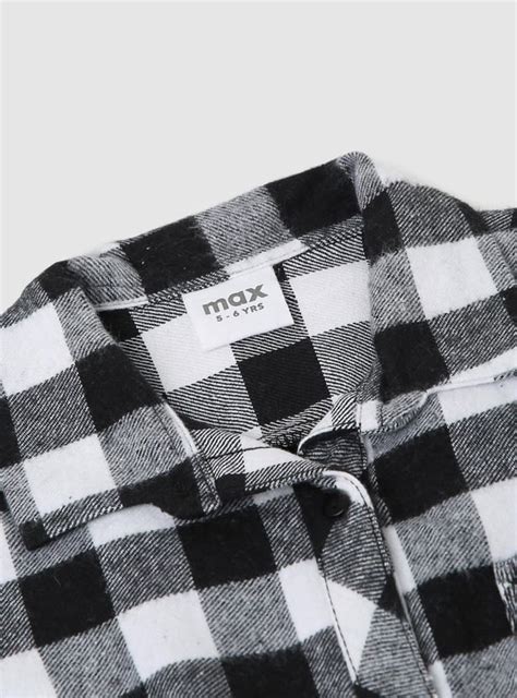 Buy Girls Checked Shirt Dress Online at just Rs. 499.0 - 1000012831150 ...