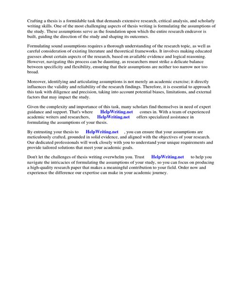 Image result for Assumptions of the Study Example