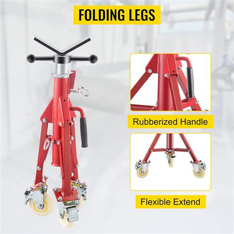 VEVOR Pipe Stand, Pipe Jack Stands with Casters India | Ubuy
