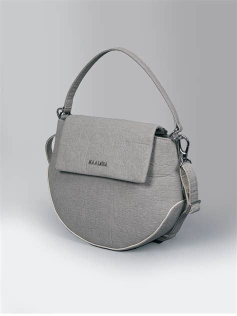 XELLA Pinatex Saddle Bag - Grey – KAAMNA
