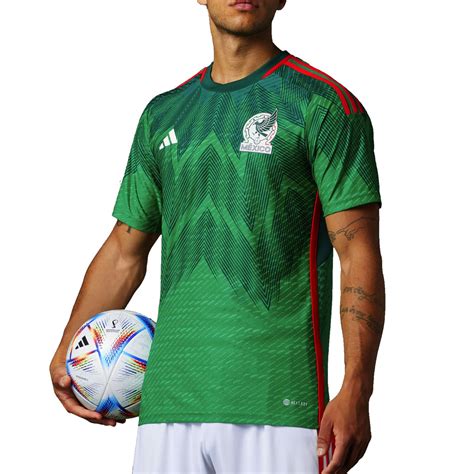 Mexico national team Authentic Home soccer jersey 2022/23 - Adidas ...