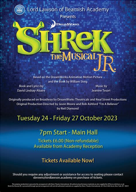 Academy Production - Shrek - Lord Lawson Academy