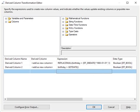 Using Conditional Split for Validation SSIS 的图像结果