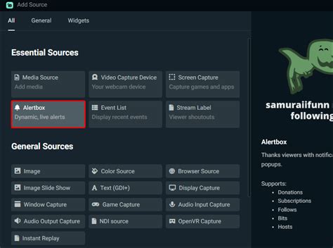 Image result for Alert OBS Setup