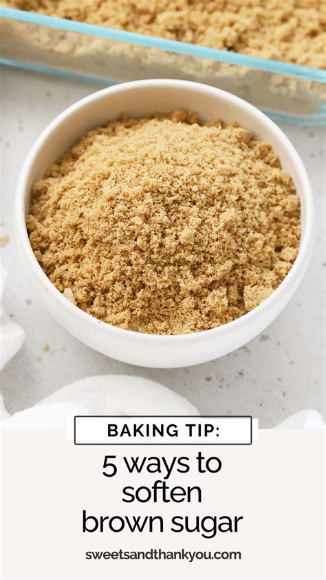 How To Soften Brown Sugar (+Keep It Soft For Later!)
