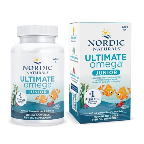 Nordic Naturals Ultimate Omega Junior Fish Oil | 680 Total Omega-3S ...