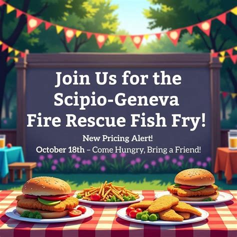 Scipio Geneva Fire Department Fish Fry, 6815 N County Rd 575 W, Scipio ...