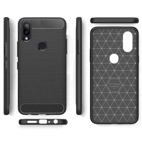 Casotec Carbon Fiber Shock Proof Rugged Armor Case Cover with Metallic ...
