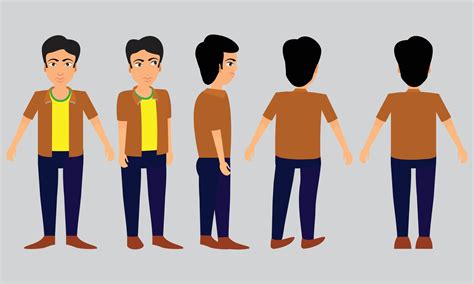 Cartoon Front Back Left 的图像结果