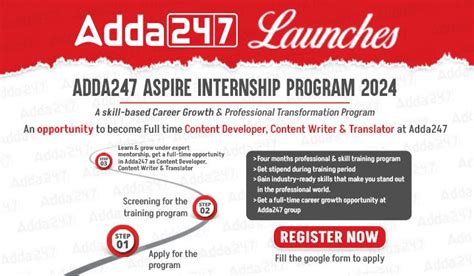 Adda247 Aspire Internship Program First Batch (2024 – 2025)
