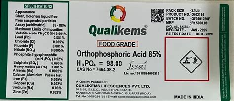 Food Chemicals - Sorbitol Liquid 70% Food Grade Manufacturer from Vadodara