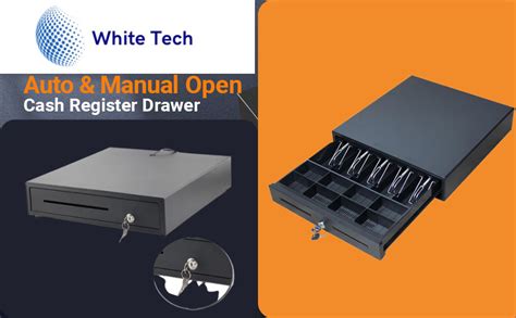 White Tech Smart Cash Drawer Metal, for Point of Sale (POS) System, 5 ...