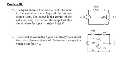 Image result for First Order Circuit Problem