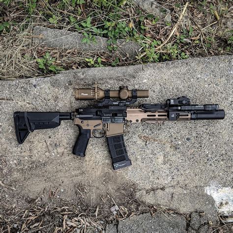 Custom AR15 with Cool Tactical Gear