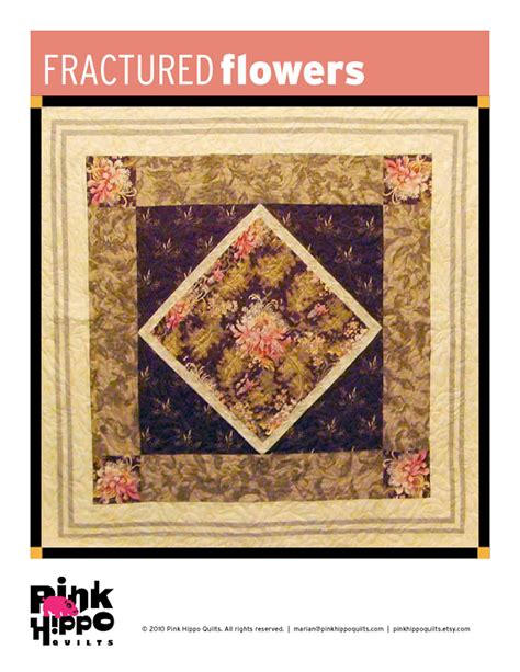 Image result for Fractured Flowers Quilt Pattern