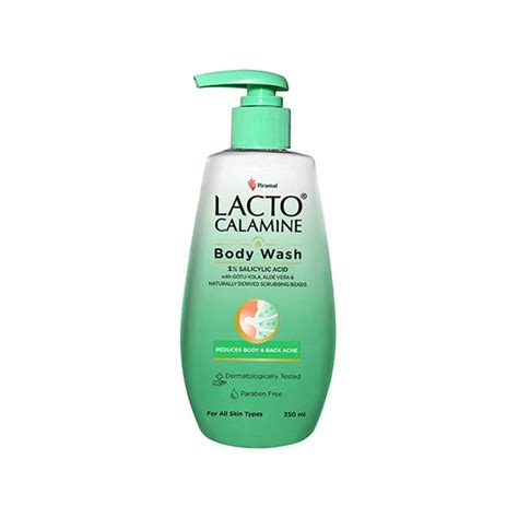 acto Calamine 1% Salicylic Acid Body Wash Cica, Aloe Vera