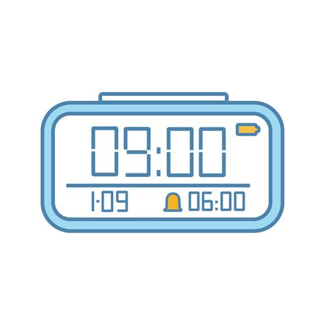 Digital Alarm Clock Vector 的图像结果