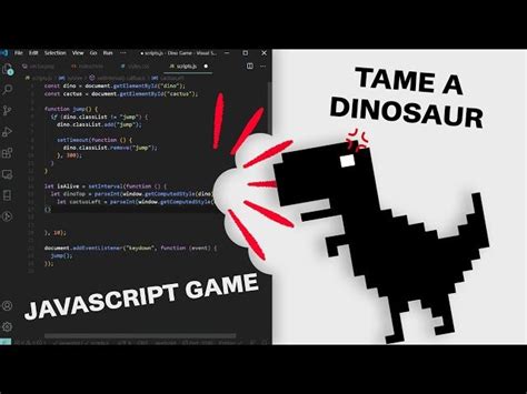 Image result for JavaScript Dino Game Tutorial