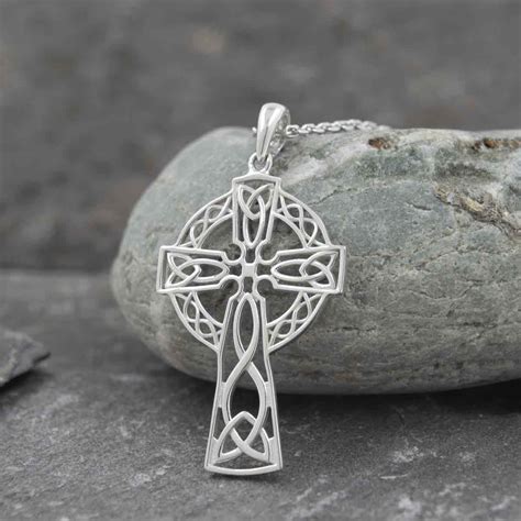 Celtic Cross Necklace From Ireland | Celtic Jewelry