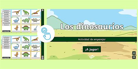 Juego: Los dinosaurios | Recursos Interactivos