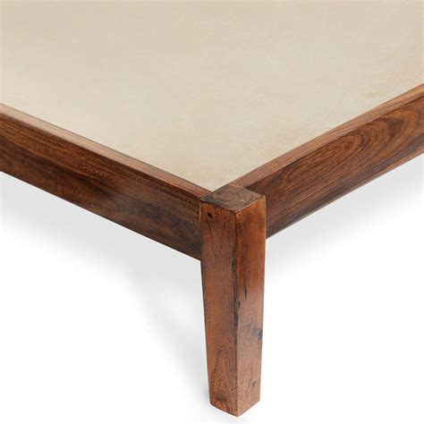 Buy Admire Sheesham Wood Queen & King Size Bed Without Storage Online ...