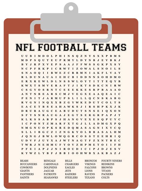 Football Word Search at Michiko Durbin blog