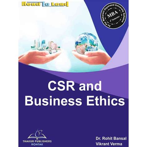 CSR And Business Ethics 4 semester fourth semester