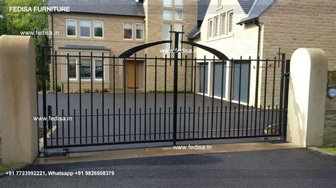 Sliding Gate Design Steel Single Door Gate Design Simple Main Gate ...