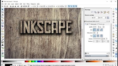 Inkscape Text 的图像结果