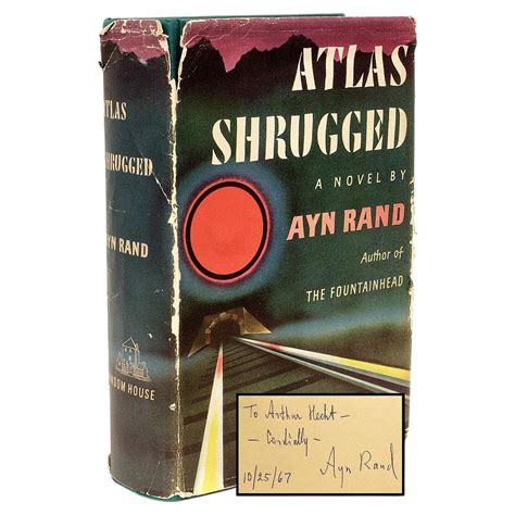 Atlas Shrugged by Ayn Rand, First Edition, First Printing, 1957 at 1stDibs
