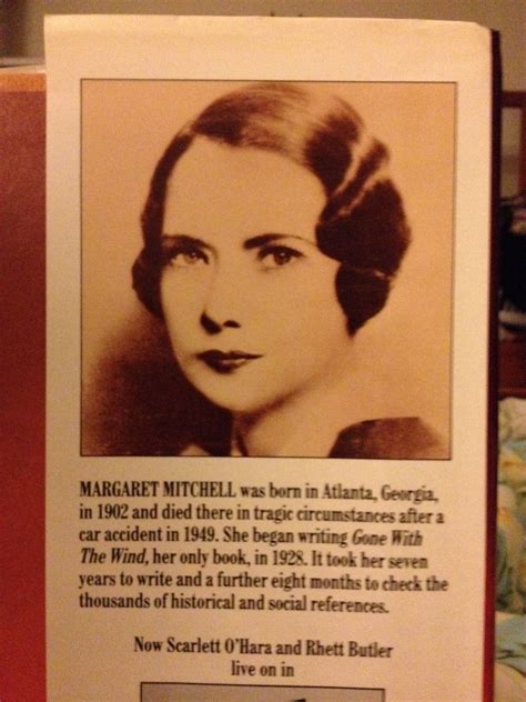 Margaret Mitchell - author Gone With The Wind | Gone with the wind ...
